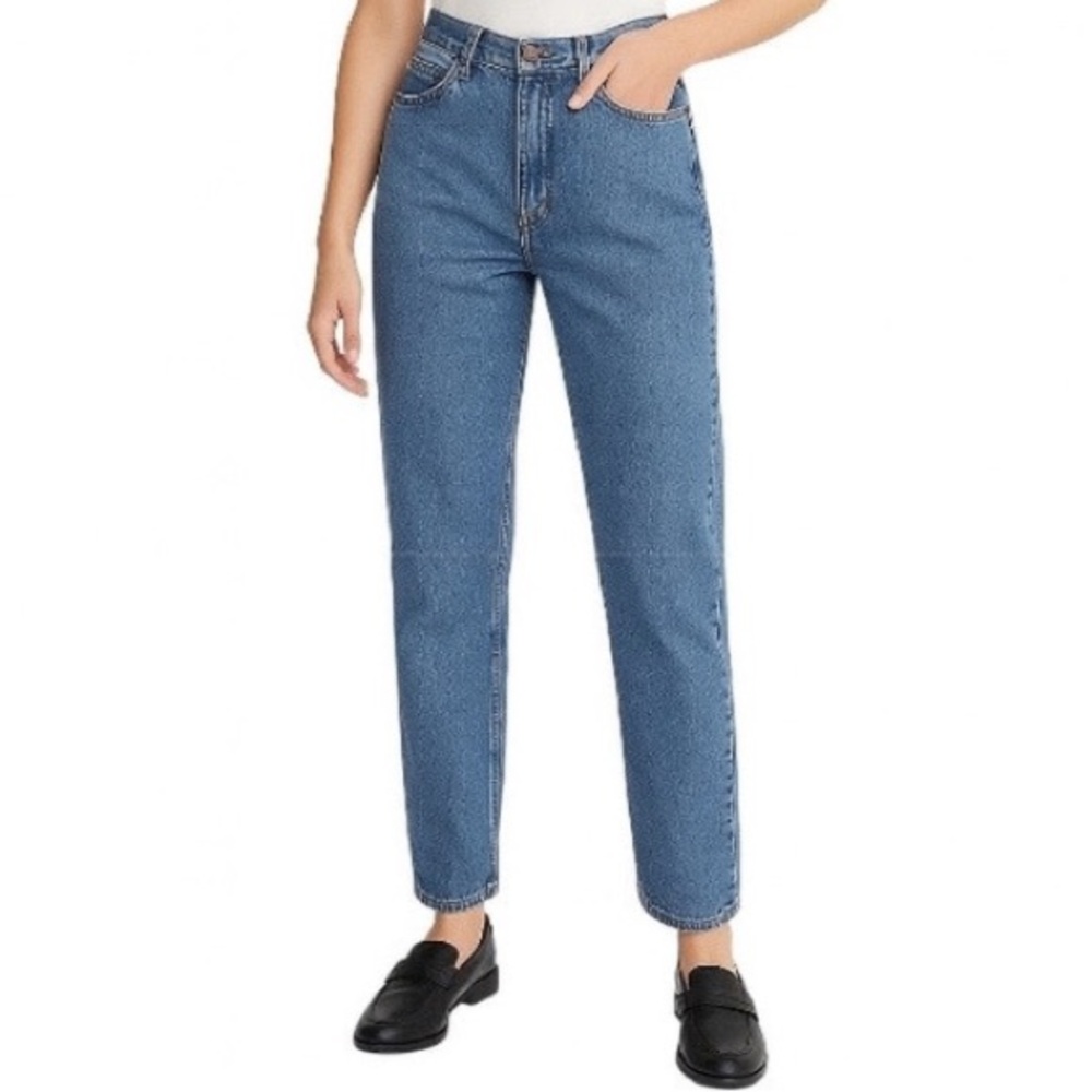 VINTAGE LEVI’S Jeans Straight Leg Loose Fit Chambray Blue Denim 560 15 Med EUC - Picture 2 of 11